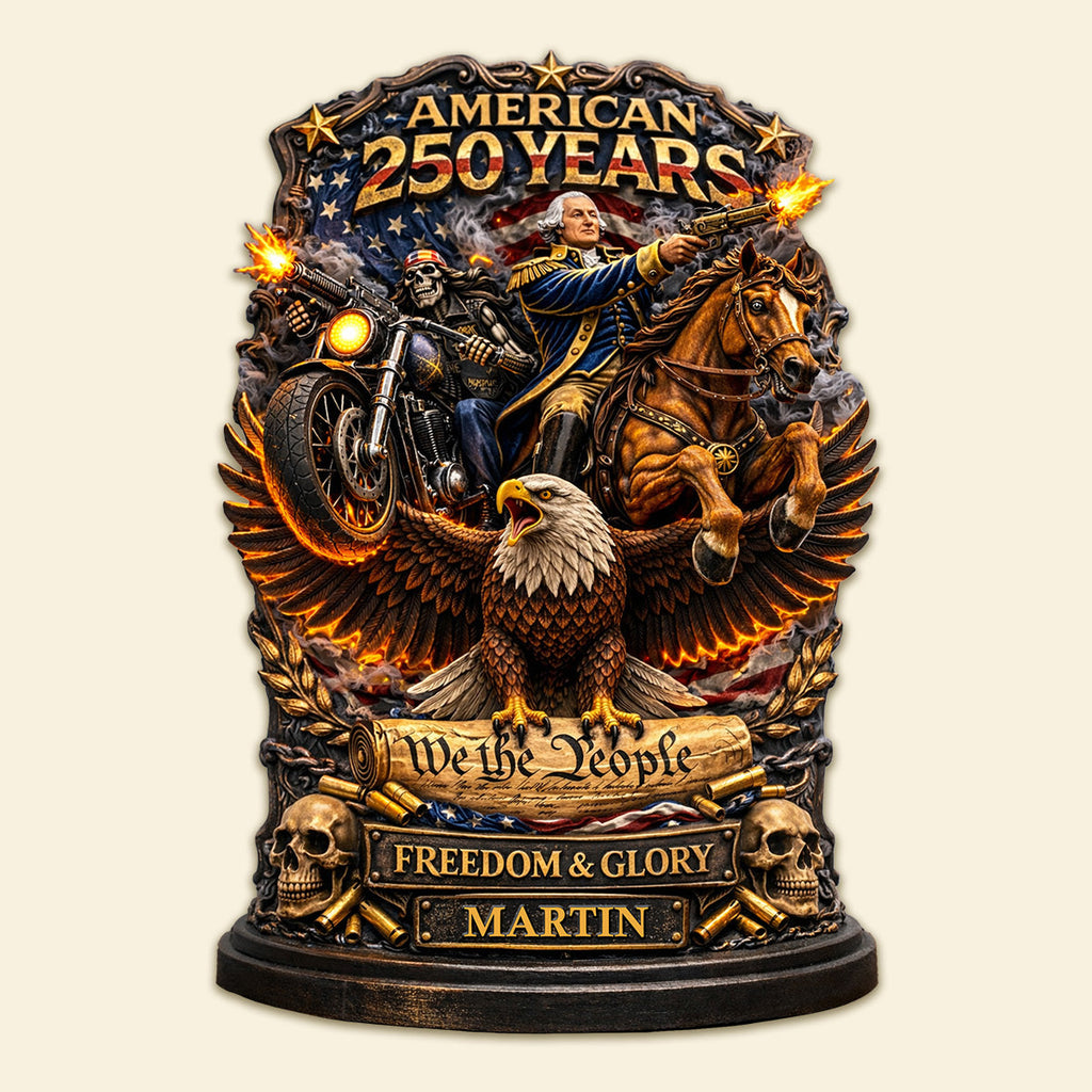 250 Years Anniversary Acrylic Plaque - Personalized Gifts For Veteran Plaque 01TYMG050326