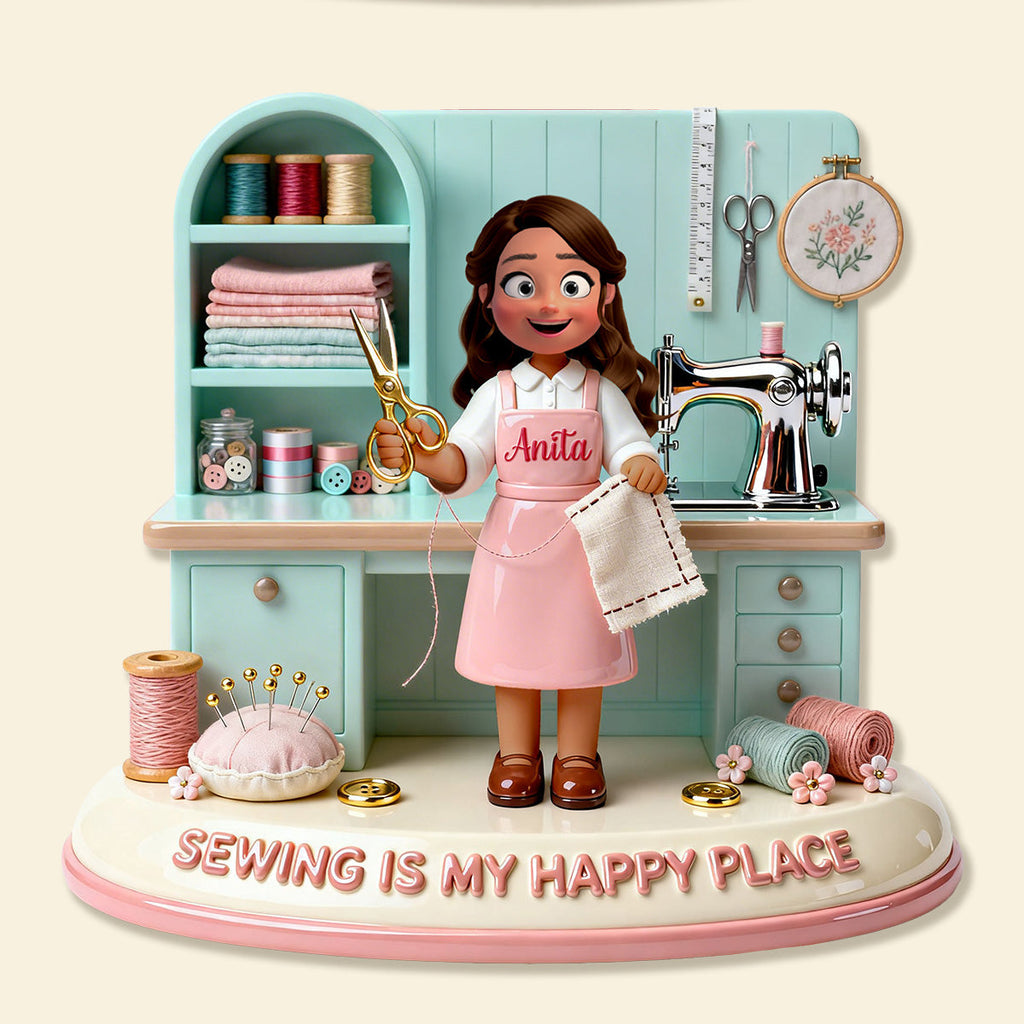 Sewing Room Acrylic Plaque - Personalized Gifts For Sewing Lovers 05pgmg120226