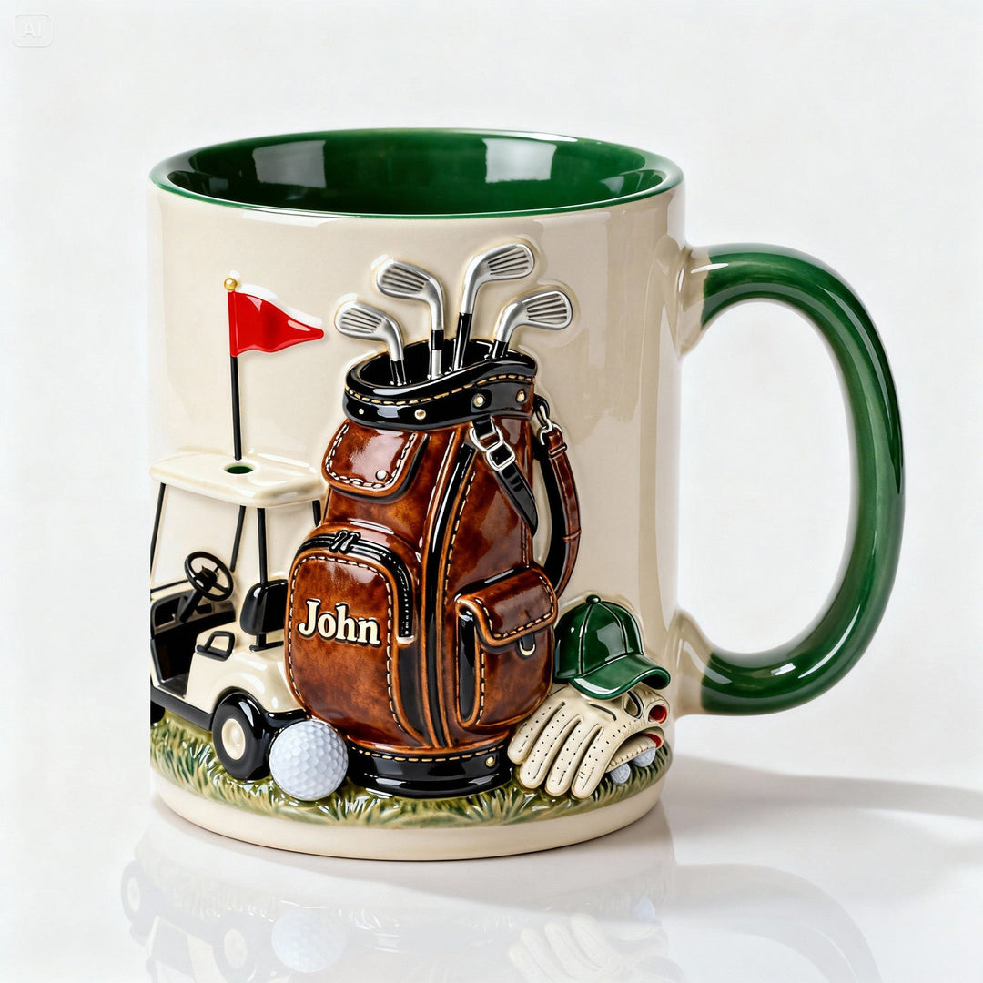 On The Course Golf Coffee Mug - Personalized Gift For Golfers 05HYMG050126