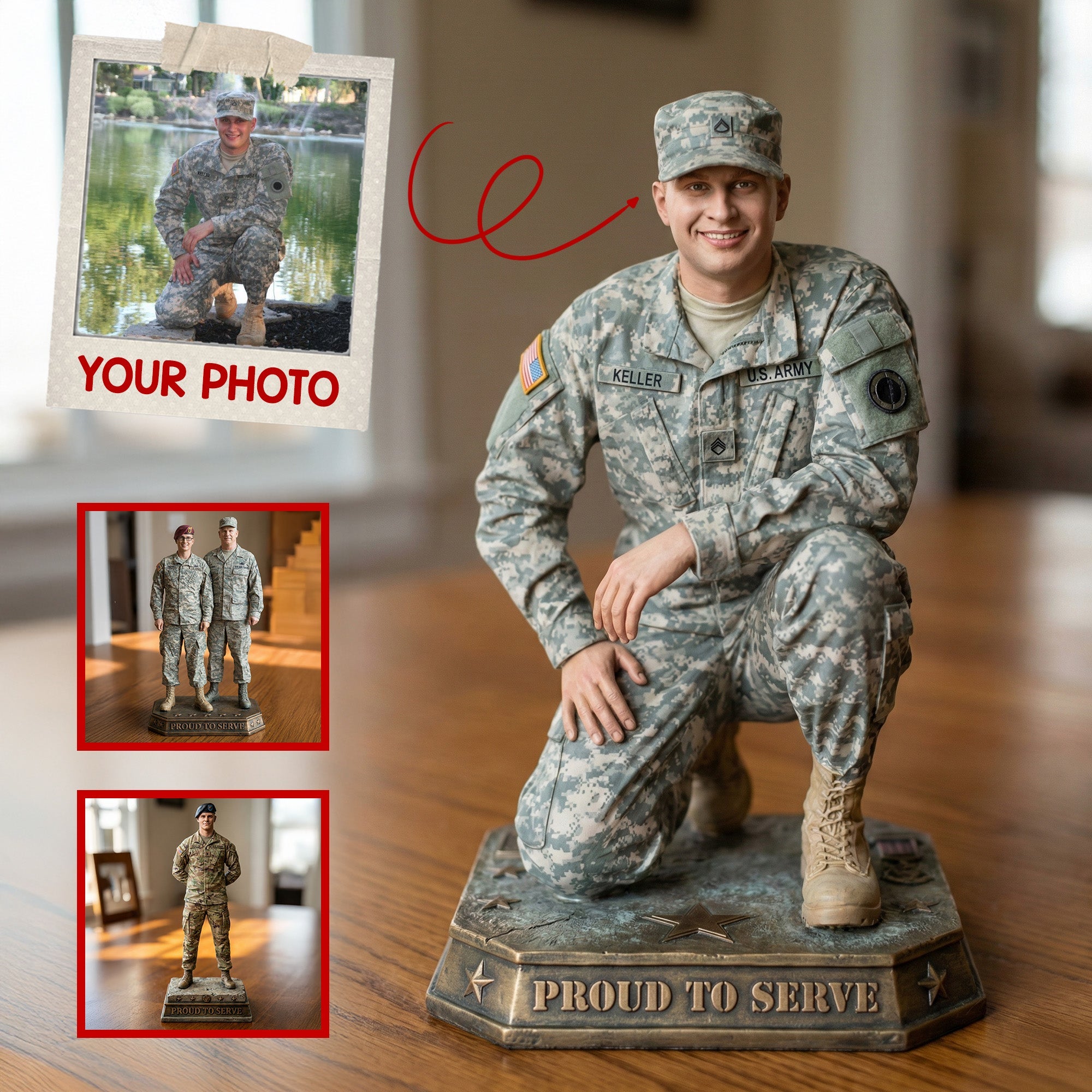 Military Veterans Acrylic Plaque - Custom Photo Gifts For Veterans 01tgmg221225