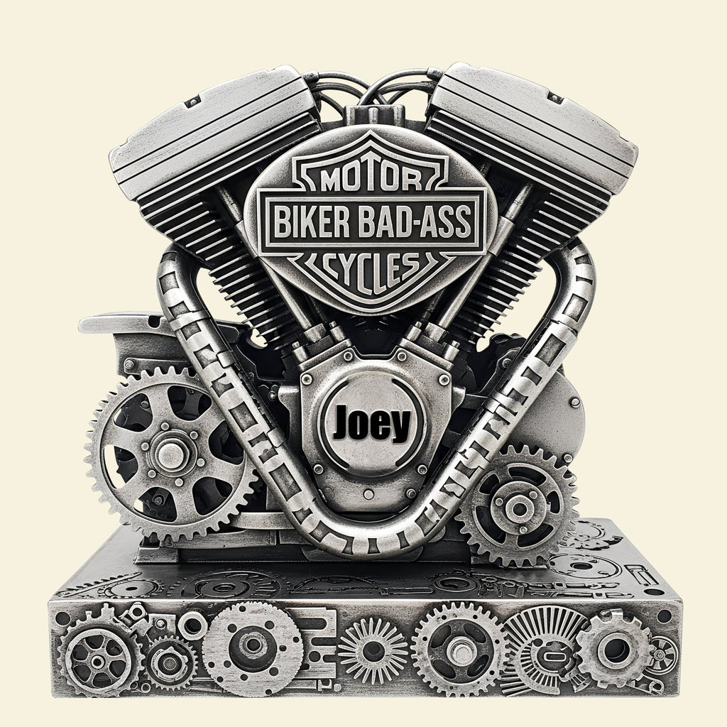 Strong Motorcycle Engine Acrylic Plaque - Personalized Gifts For Bikers 03QHLU170925