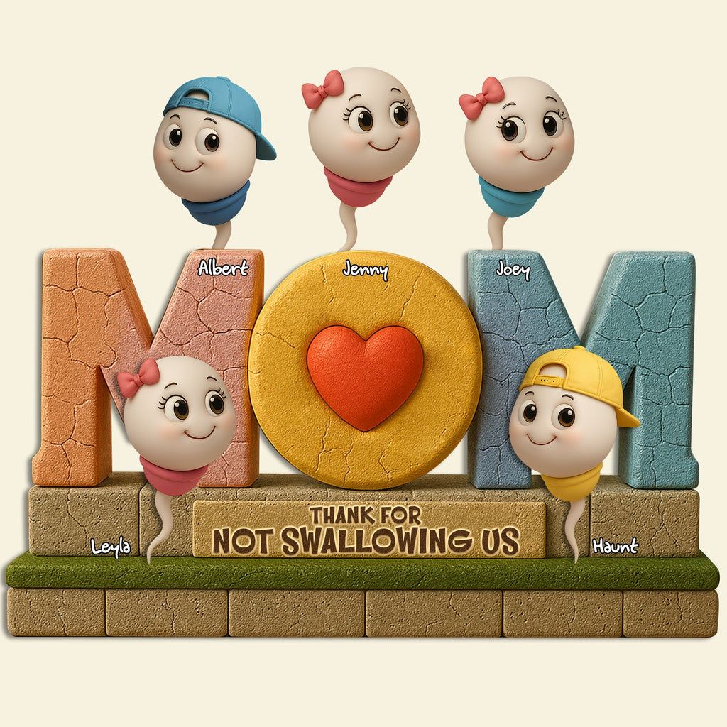 Mom Plaque- Personalized Gift For Mother 05OHLU160425