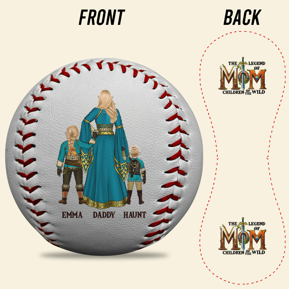 Personalized Gift For Mom Baseball Mother's Day - Legend Of Mom 02HULU060425HG